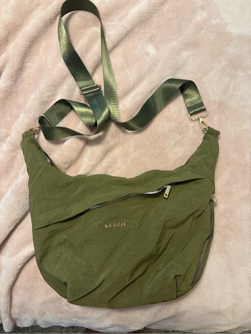 Kedzie Olive Green Shoulder Crossbody Bag